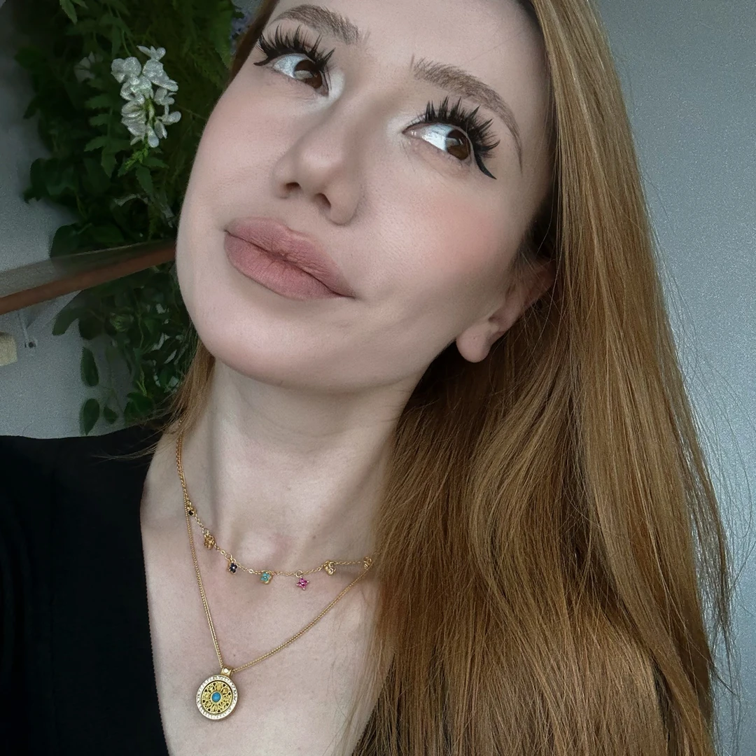 合金项链 新款双层金色罗盘吊坠项链