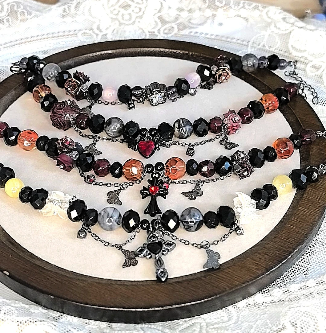 合金琉璃手链 新中式定制高货合金琉璃手串（默认微瑕介意不要拍）