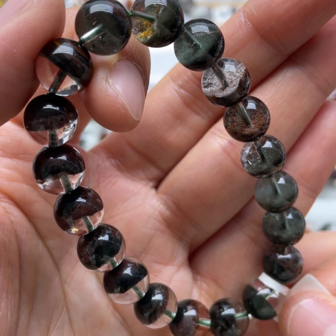 未镶嵌手链水晶绿幽灵