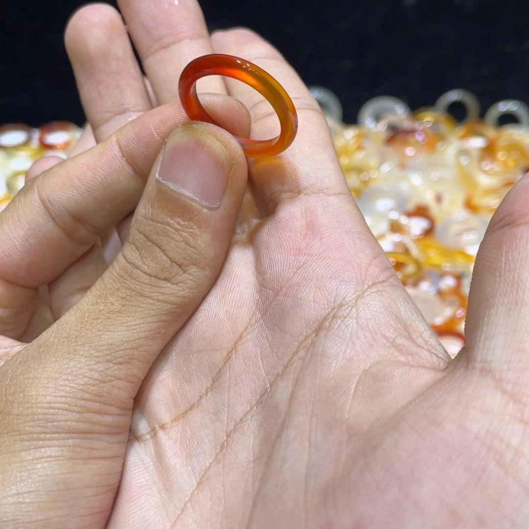 玛瑙/玉髓合金戒指513号港19 默认瑕疵