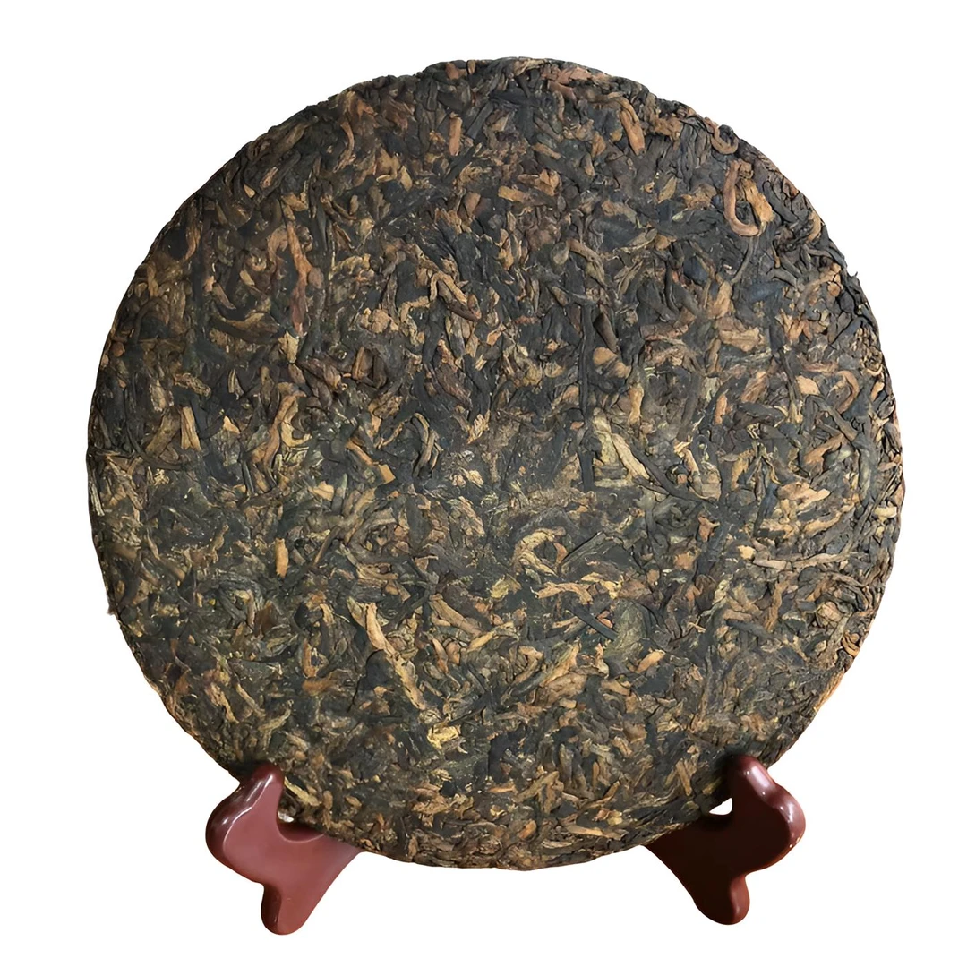 品茗芬3号链接云南普洱熟茶紧压饼茶(357g)KM