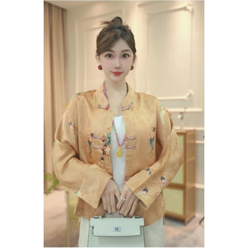 【仕女图】国风新中式女装气质上衣外套 RS25120民族风重工时尚