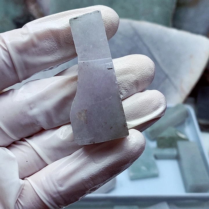 翡翠颈饰未镶嵌老*民缅甸翡翠A货边角