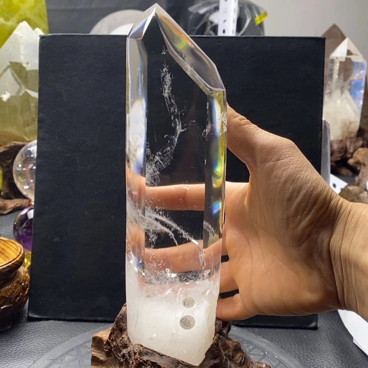 水晶天然水晶居家办公摆件未镶嵌