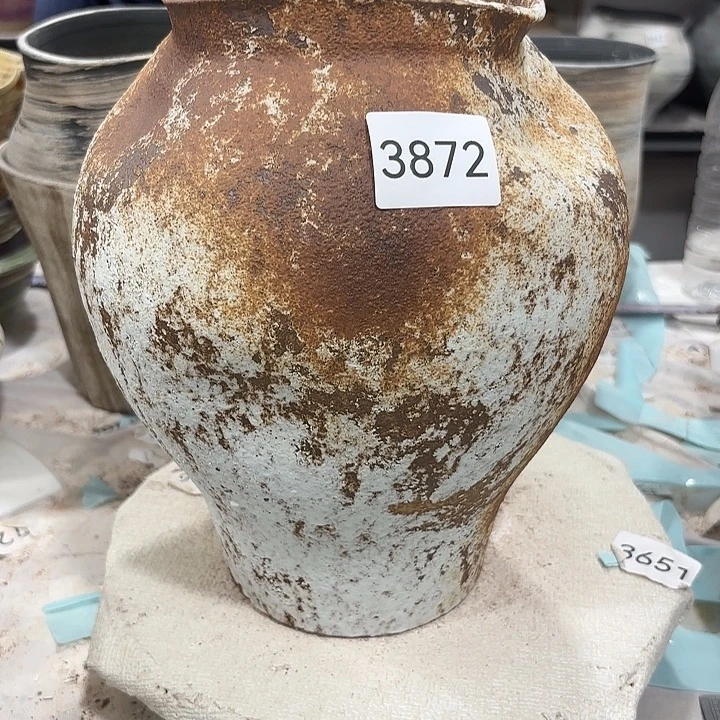 摆件3872，景德镇 有孔3872，