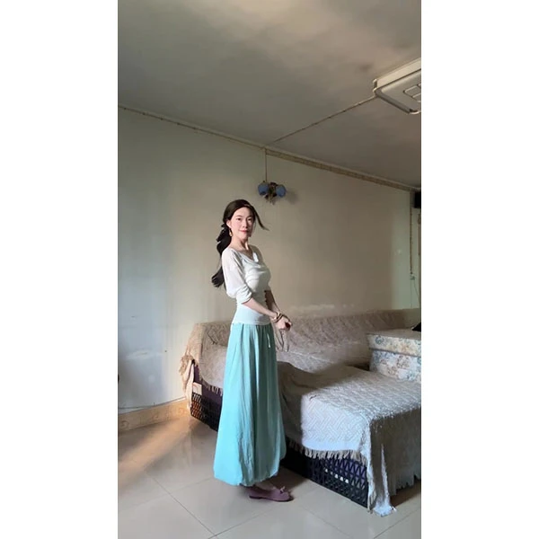 （现货）防晒罩衫薄纱上衣女掐腰夏季薄款纯欲风超仙山本裙两件套