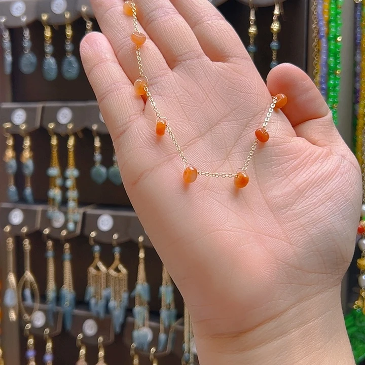 翡翠合金耳坠翡翠