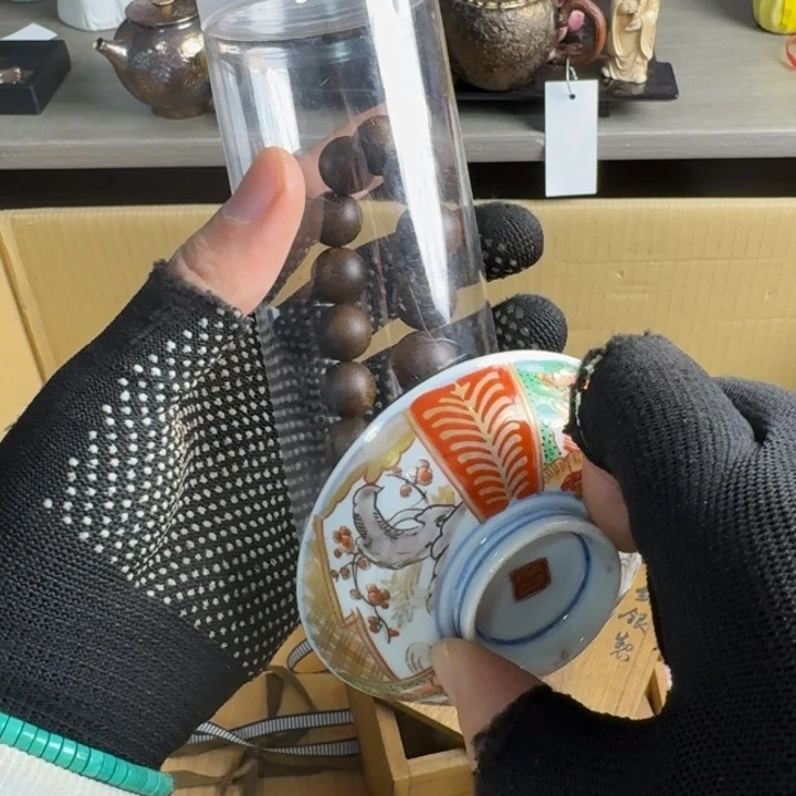 砖雕形****子瓷器工艺品等摆件