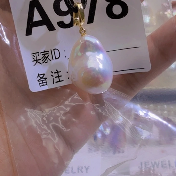 淡水珍珠银S925镶嵌颈饰