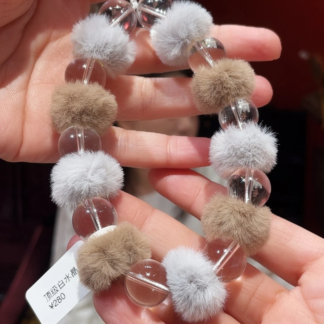 水晶未镶嵌手链白水晶