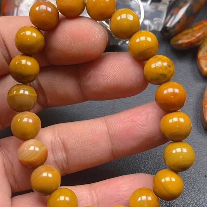 玛瑙/玉髓手链未镶嵌笑***去