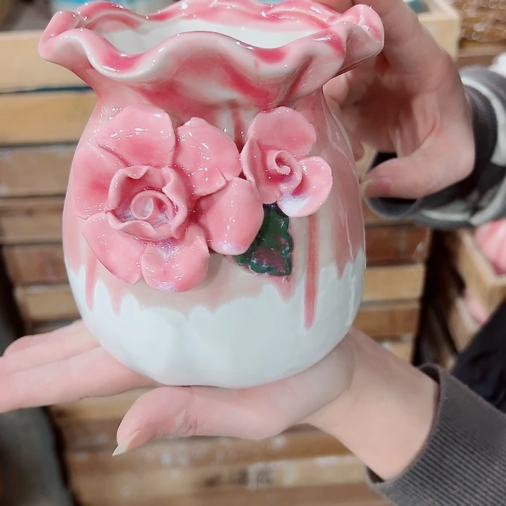 有孔，凑单福利满10元发货陶瓷多肉花盆！