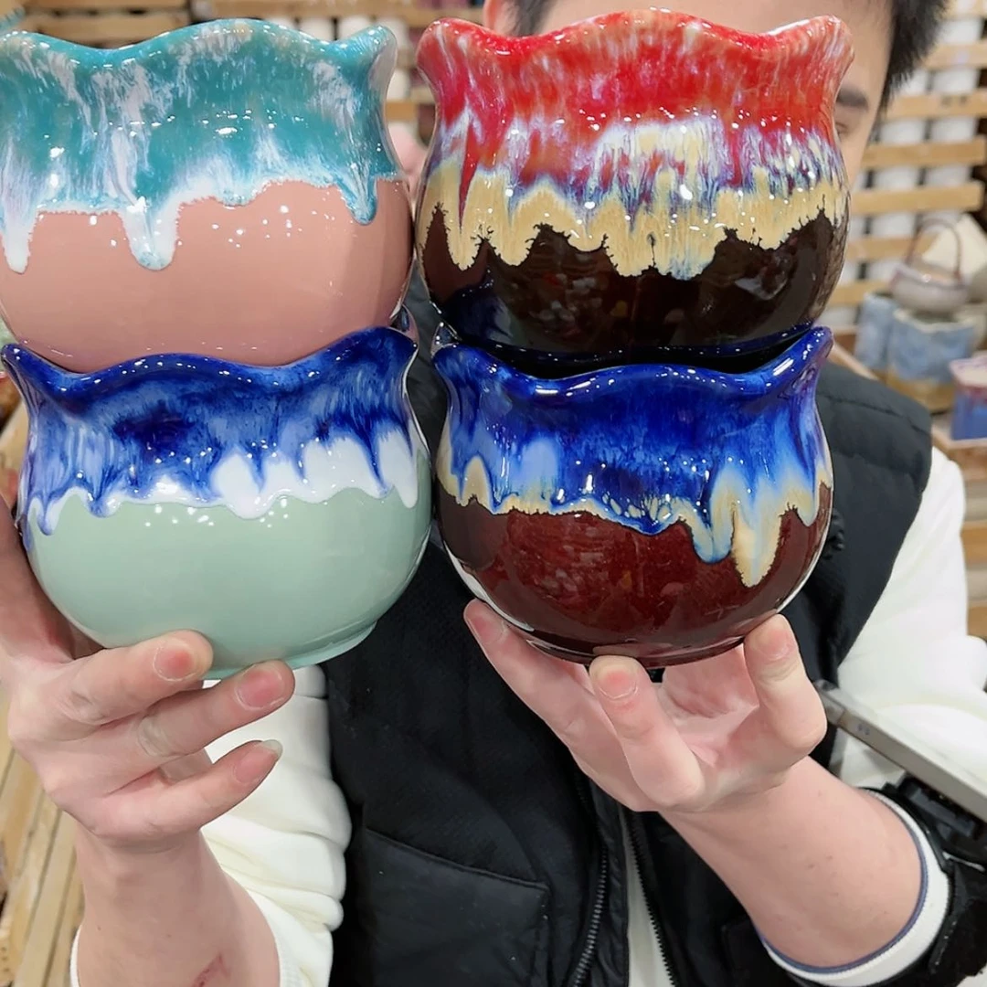 【闪购商品】陶瓷陶瓷多肉植物花盆