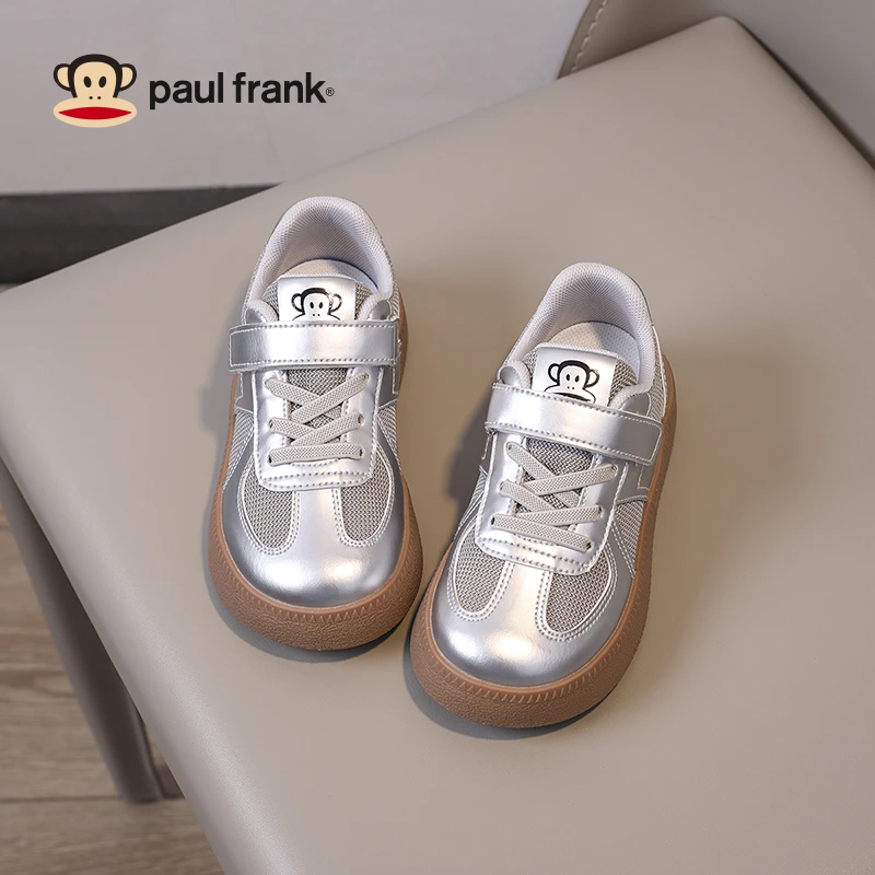 大嘴猴童鞋网面透气儿童板鞋潮2025春季新款男女童校园百搭运动鞋