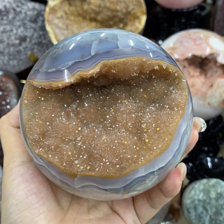 紫晶珠宝半成品未镶嵌
