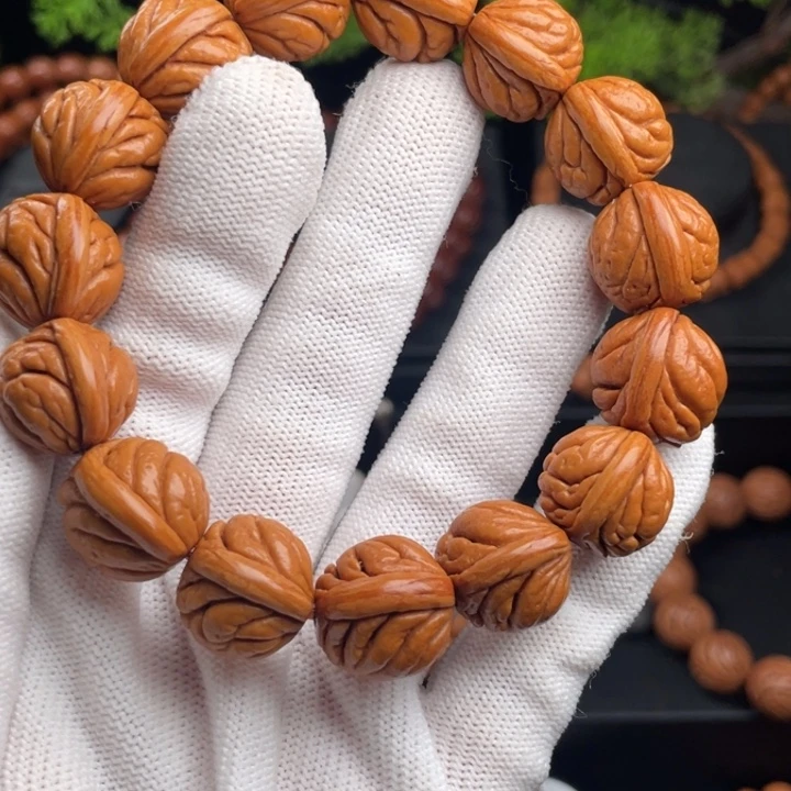 路***下吊坠桃核精品单圈