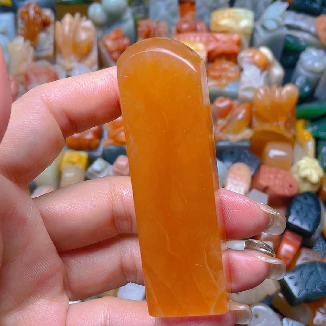 青田石印石美人红