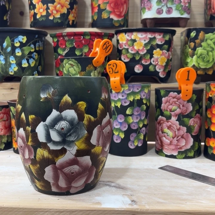 景德镇手绘花盆陶瓷11/17