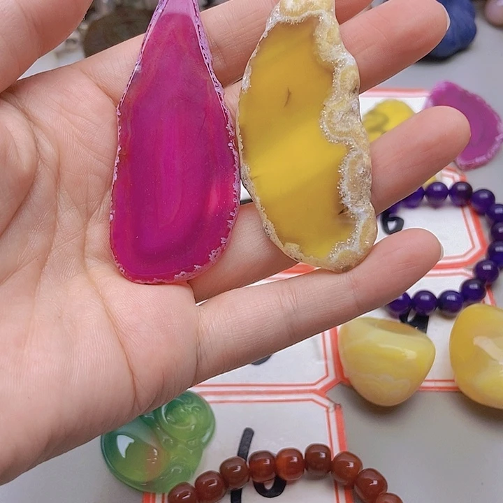 【闪购商品】未镶嵌玛瑙/玉髓珠宝半成品Y**记