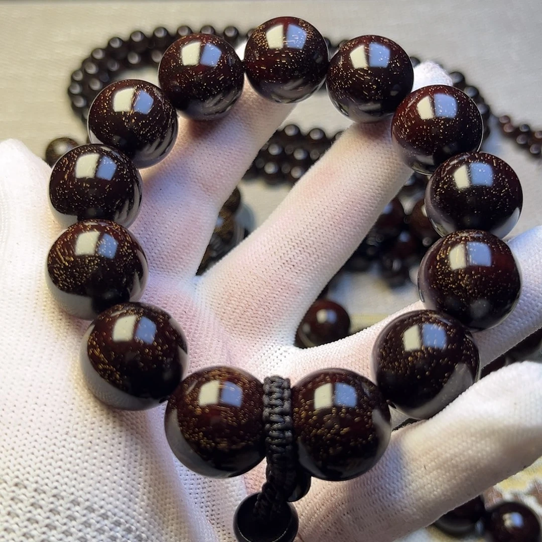 檀香紫檀（小叶紫檀）1.8 13颗满天星