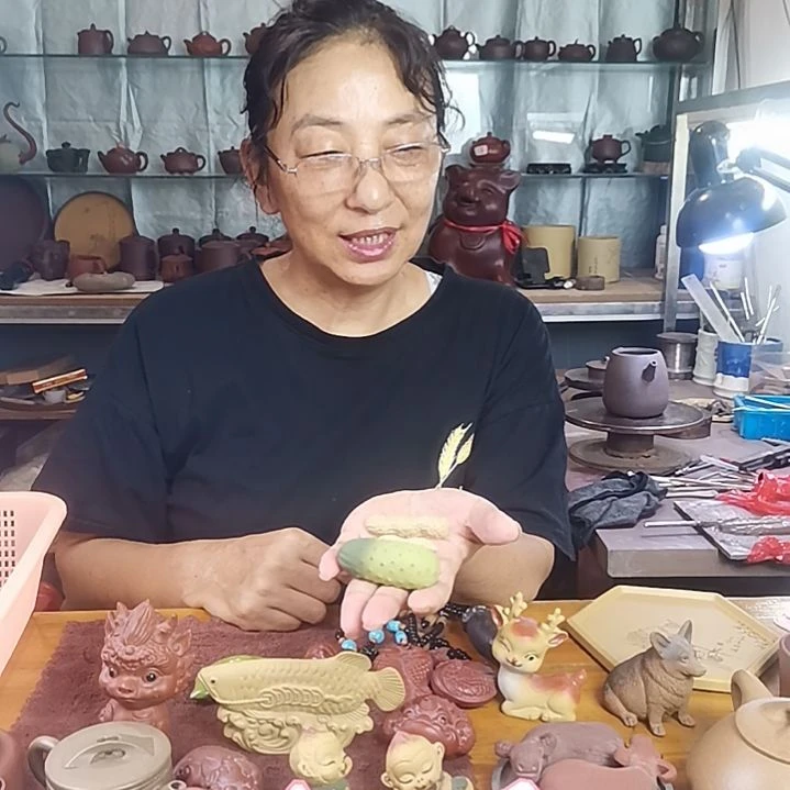 黄***瓜茶壶紫砂宜兴紫砂制作精工