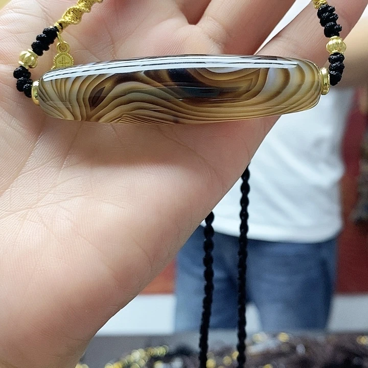 玛瑙/玉髓合金颈饰