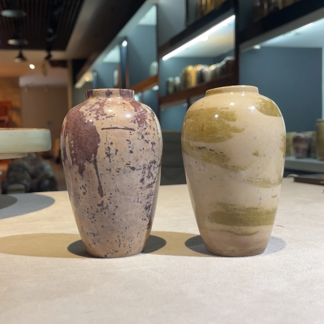 彩石空****)14/4 三峡清江画面石 两个