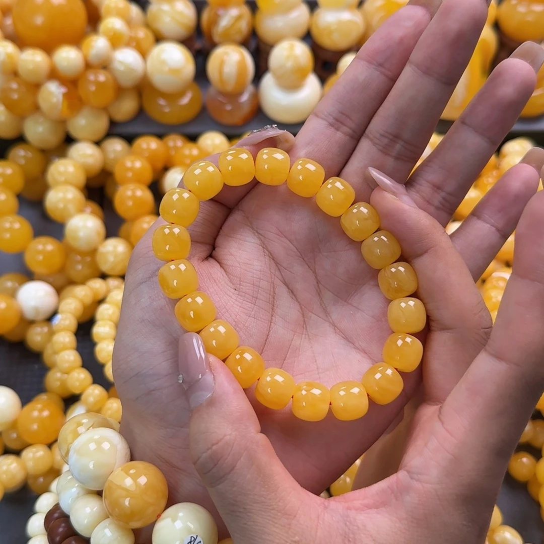 蜜蜡未镶嵌珠宝奇石同料12mm