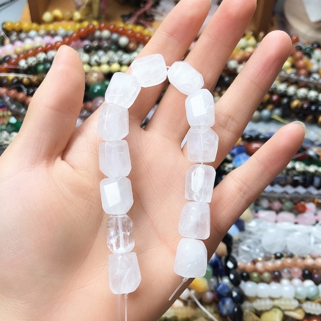 玛瑙/玉髓未镶嵌珠宝半成品13×16白水双龟型13颗
