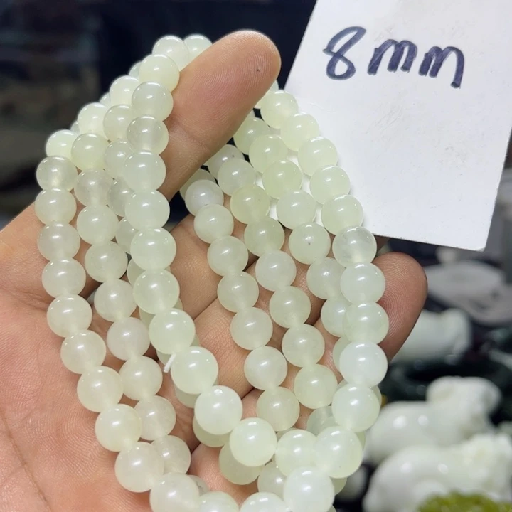 蛇纹石玉项链未镶嵌