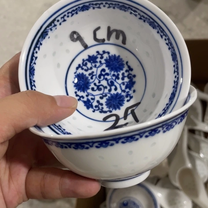 摆件景德镇高温细白瓷餐具