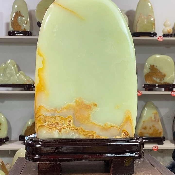 玉天然原石观赏石摆件