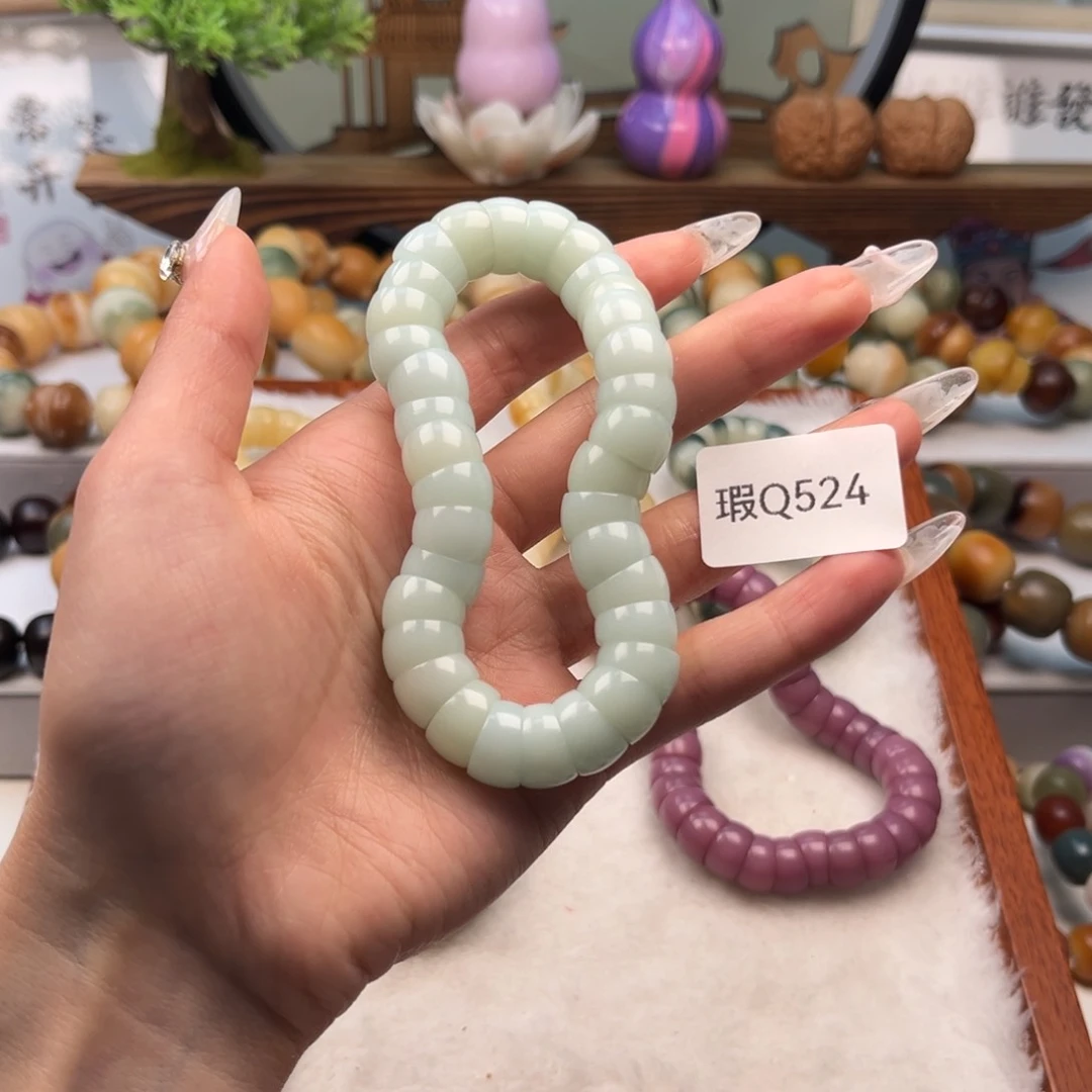 菩提根/象牙果手串雨*儿11mm瑕大肠一串q524