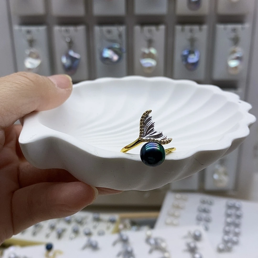 颈饰合金淡水珍珠