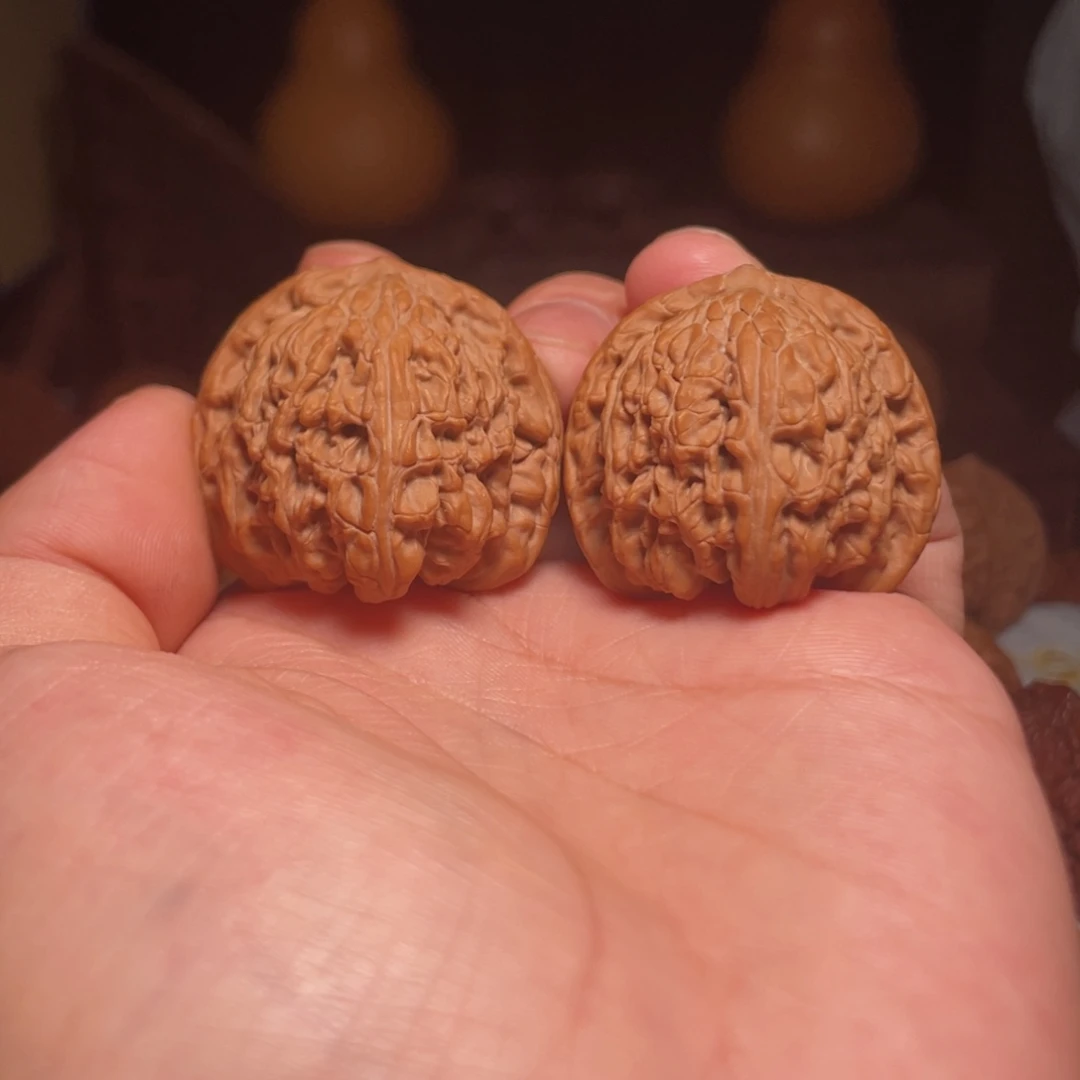文玩核桃吊坠承德密纹