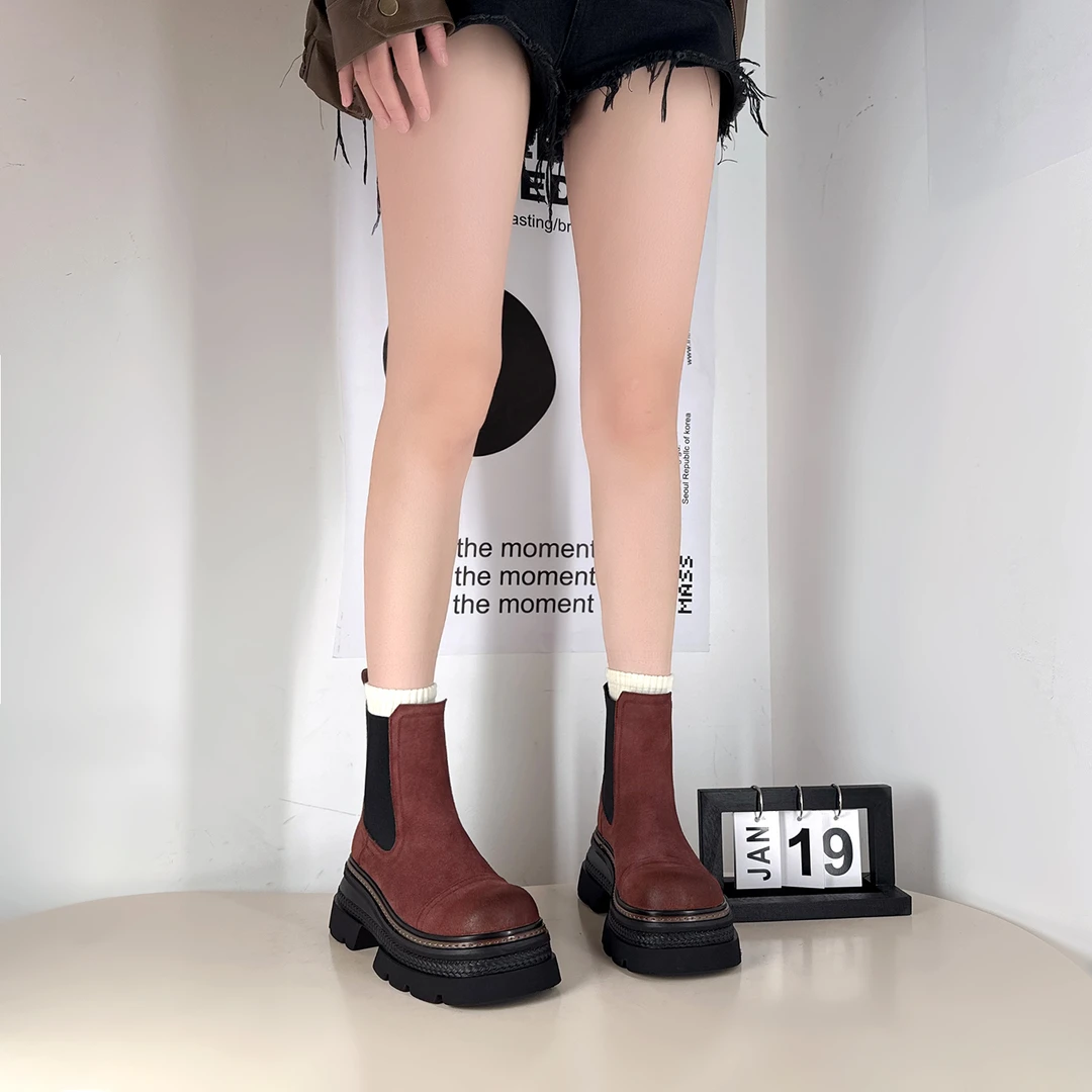 【RIELOV】 时尚厚底增高7cm潮流百搭女士休闲鞋 0613