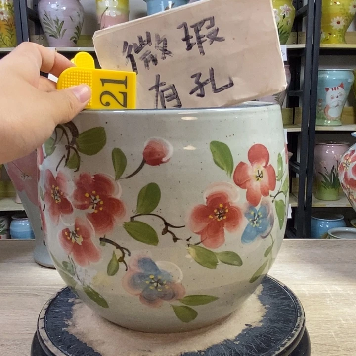 景德镇高温陶瓷花盆