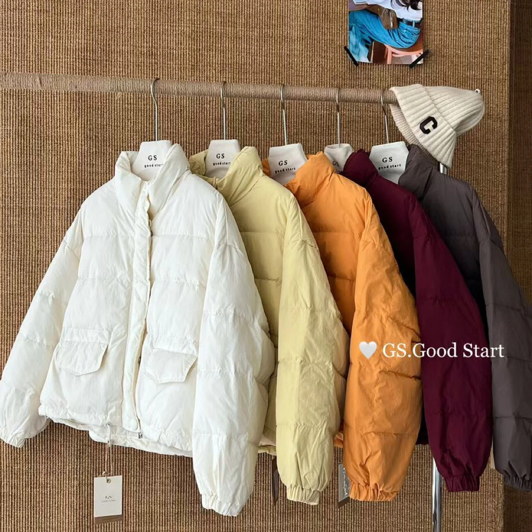 309-499长袖修身型立领短款图片色保暖薄款百搭轻薄