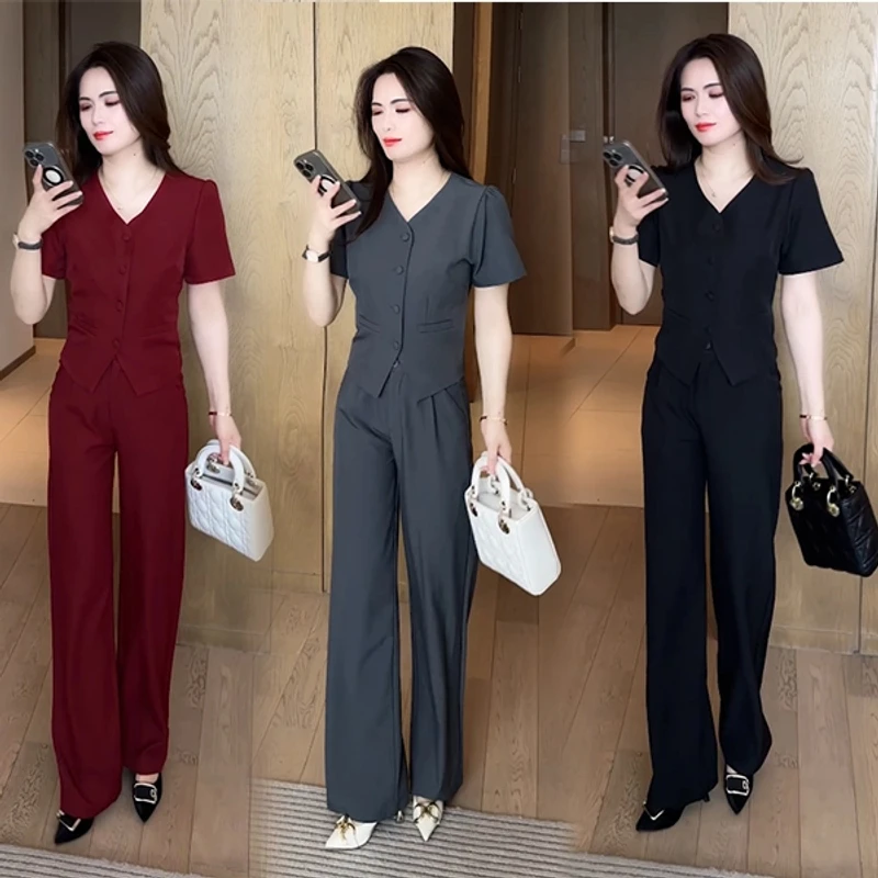 2025新款夏季新款小香风穿搭气质休闲显瘦不挑人减龄套装时尚