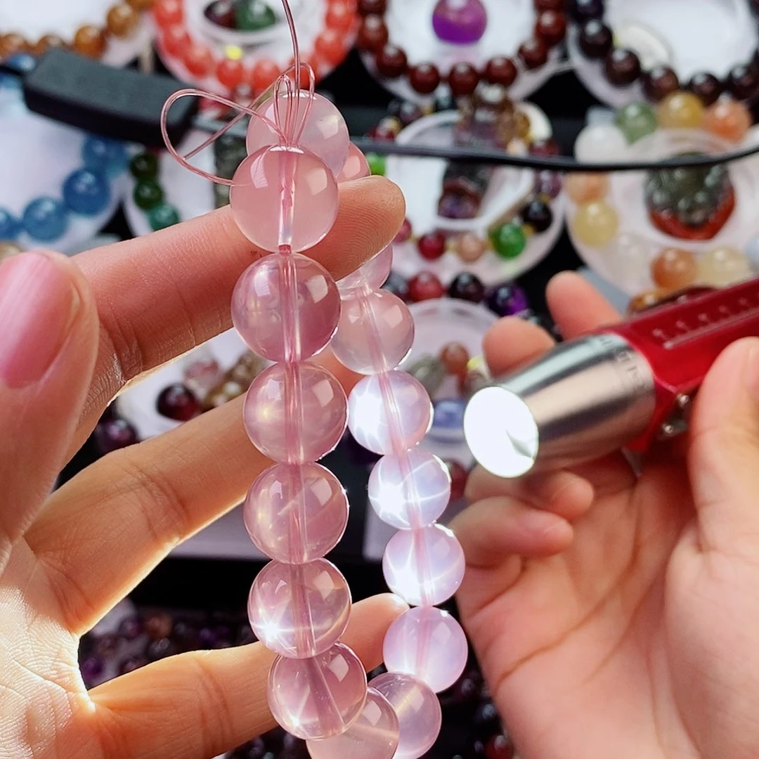 水晶手链未镶嵌粉晶