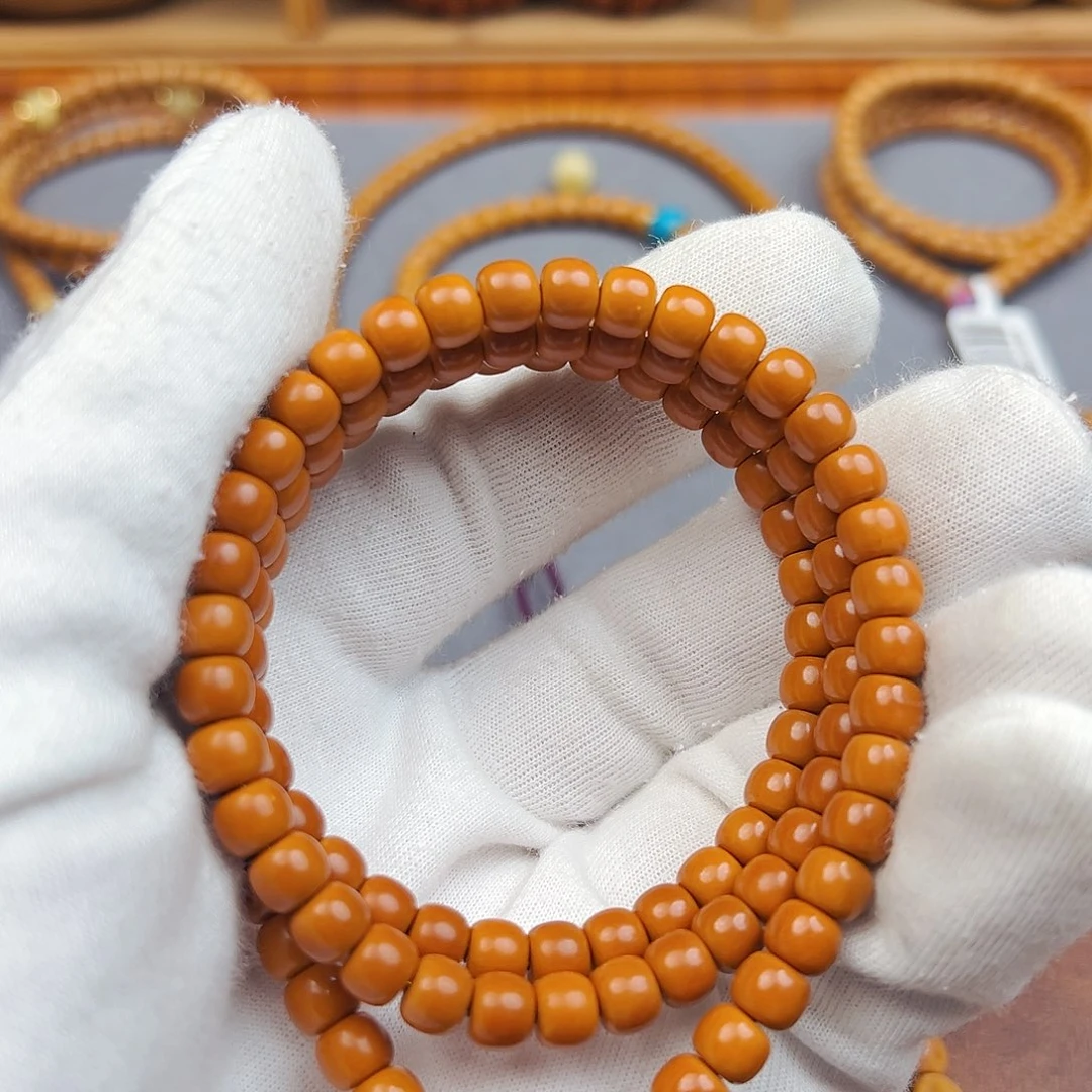 木***子手串/手链橄榄核橄榄核尖老挝老型脖挂6.6