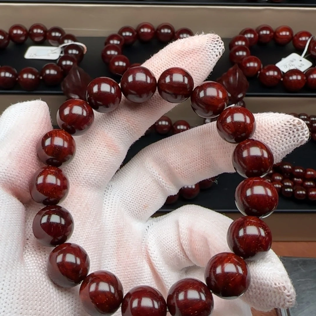 手串/手链小叶紫檀原生态印度小叶紫檀1.2顶泥