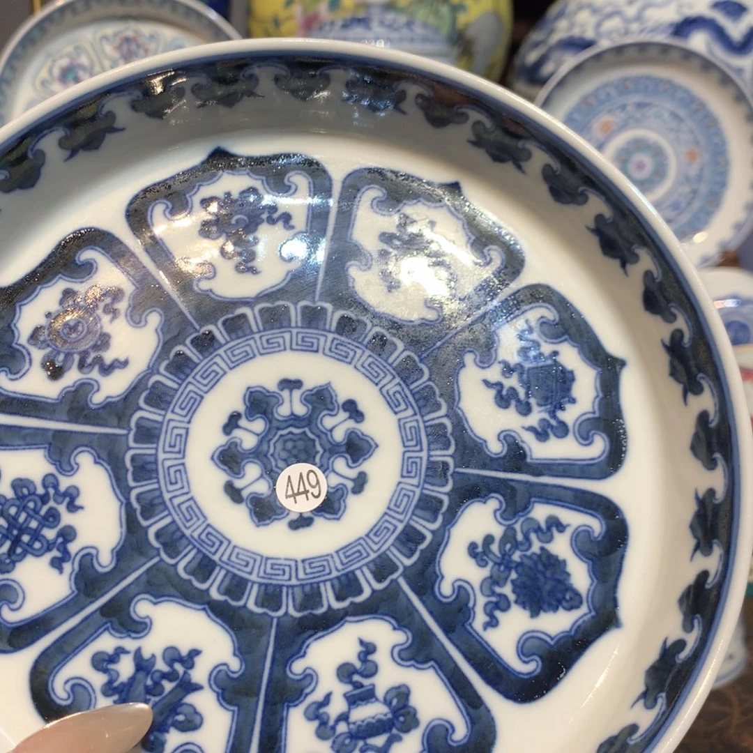 梦***寻449青花八宝壶承cy505