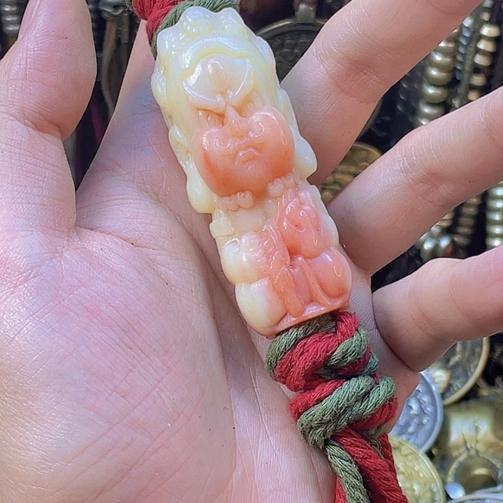 福利驼骨手把件黄财神福利一个