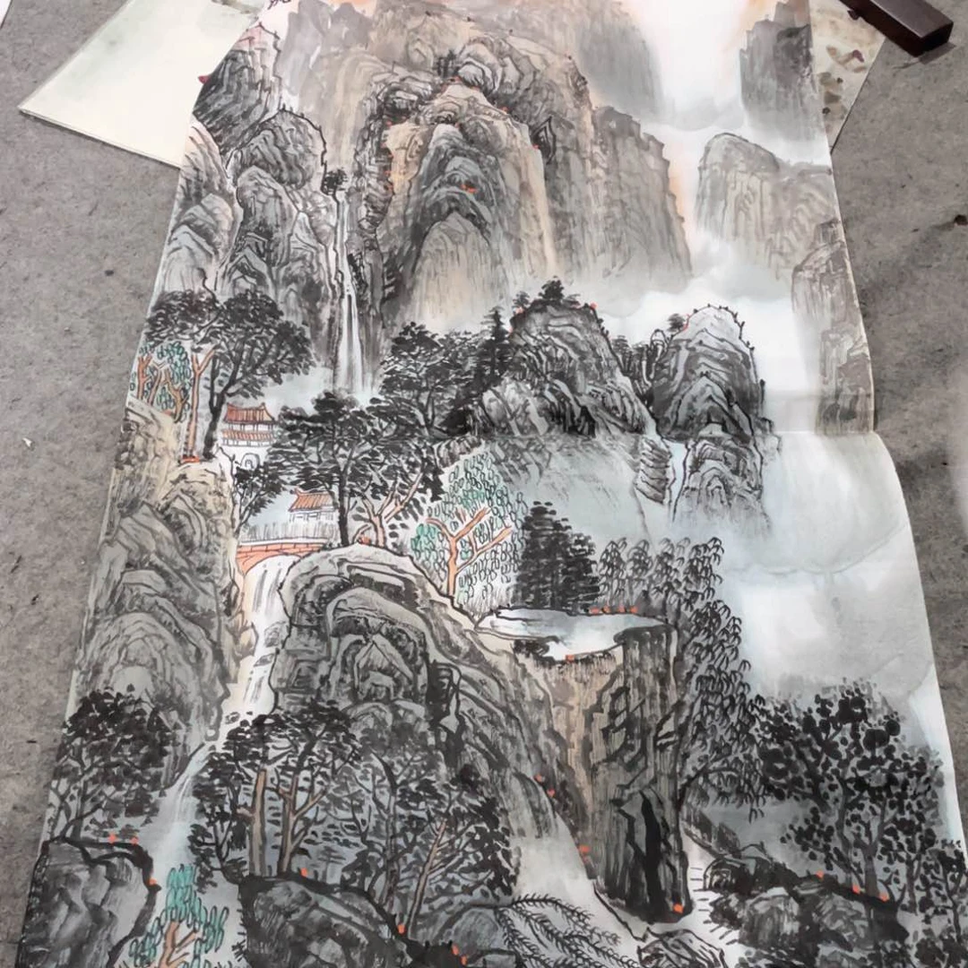 国画国画作品画画一个作品