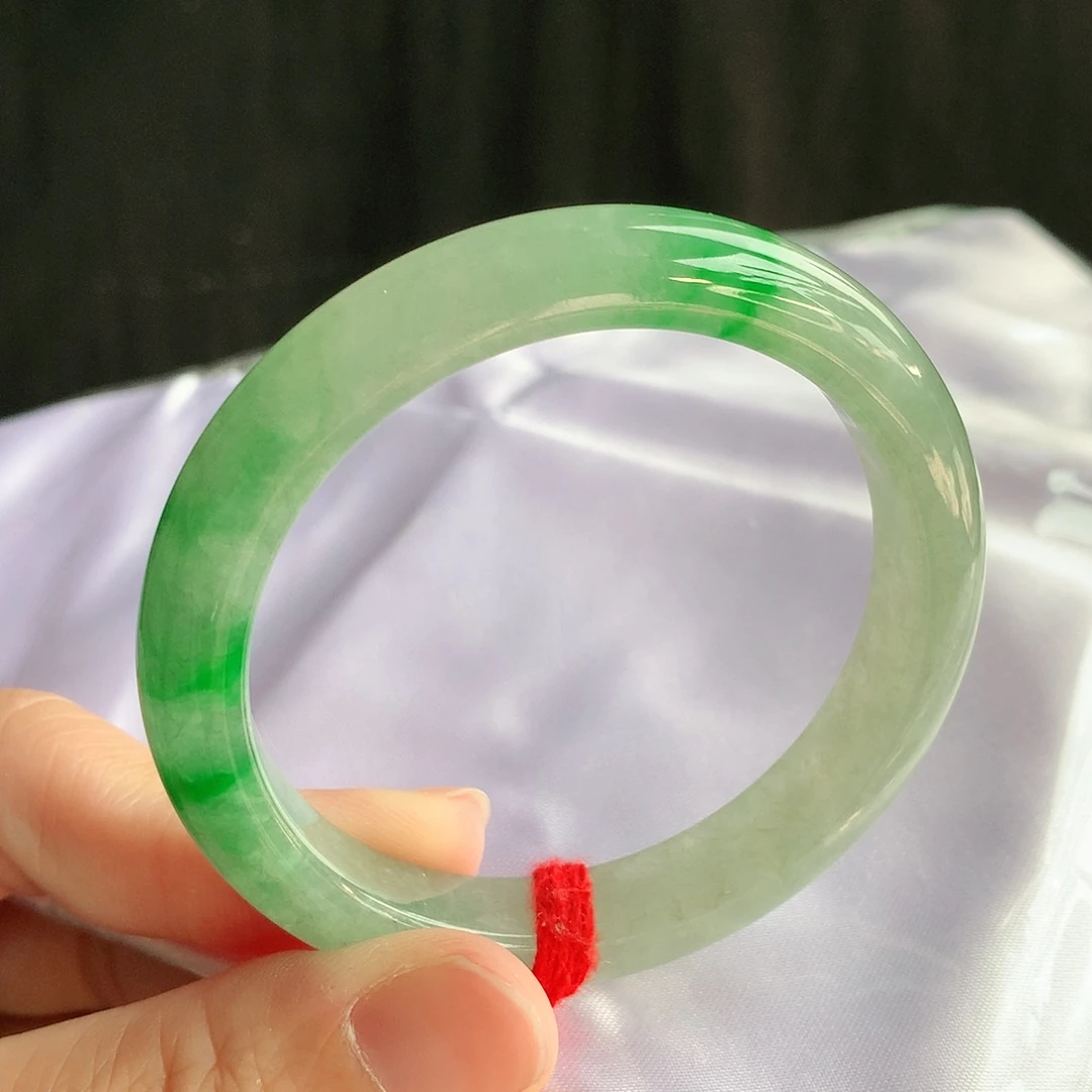 翡翠手镯未镶嵌51圈口882583