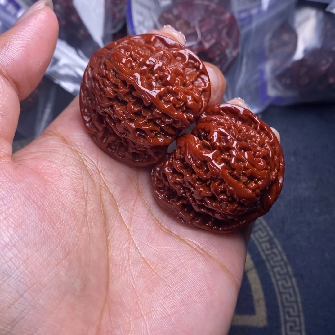 当***时吊坠文玩核桃满天星41 色差