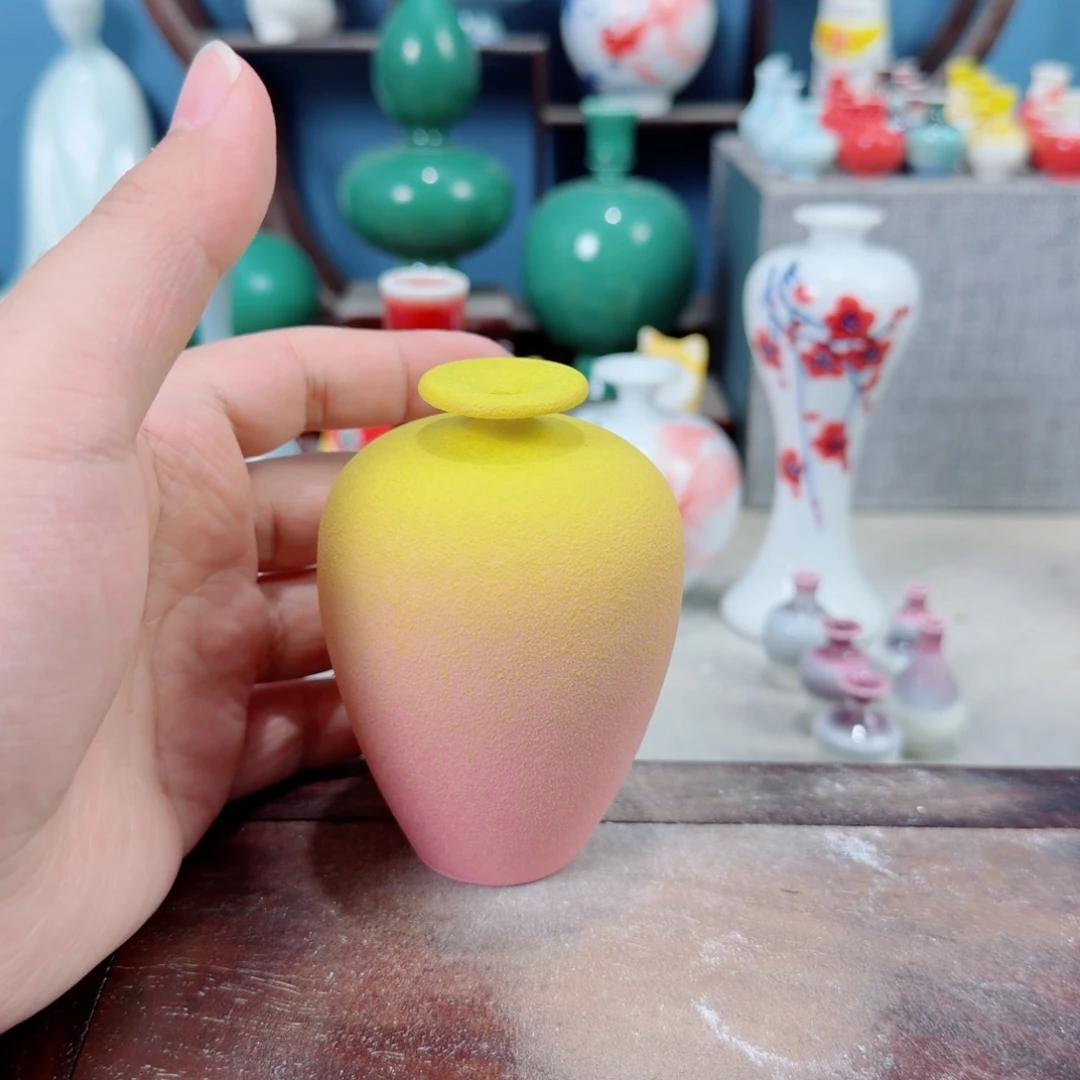 陶瓷手工小花器摆件