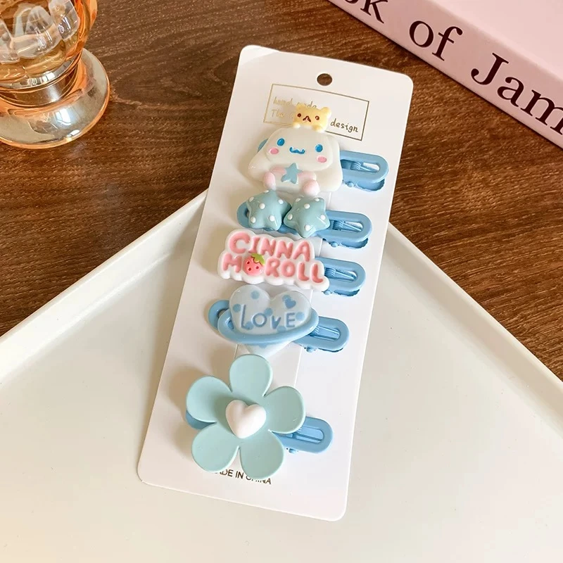 儿童渐变云朵甜美可爱头饰发夹刘海碎发侧边夹女童发饰夹子2551