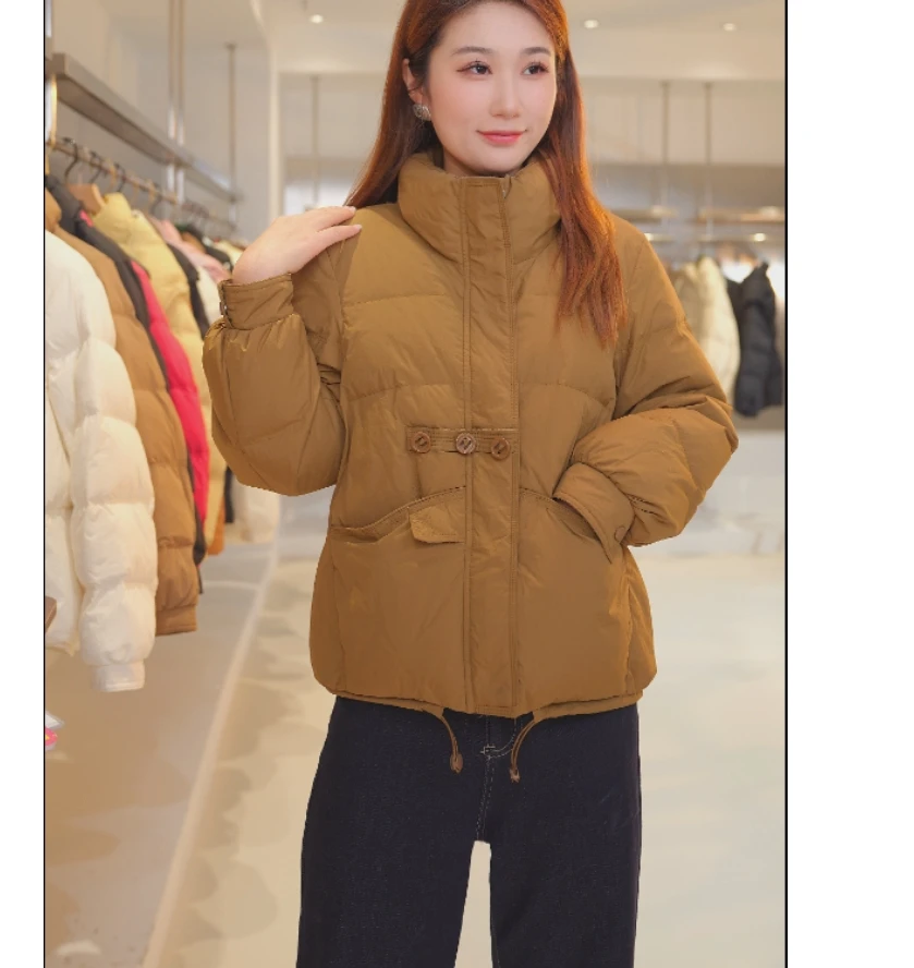 【反季清】新款短款羽绒服女休闲百搭韩版连帽外套显瘦保暖休闲